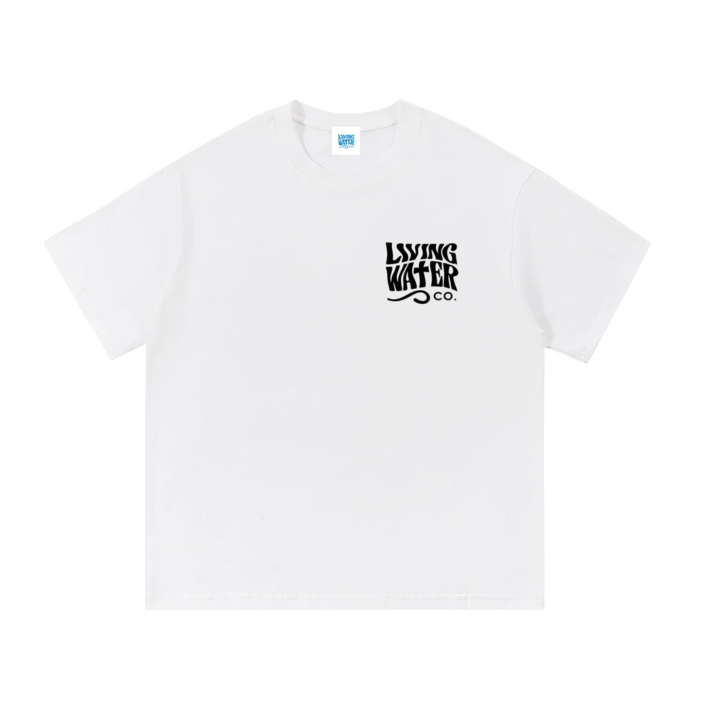 Waterfall John 7:38 (Essential Cotton T-Shirt)