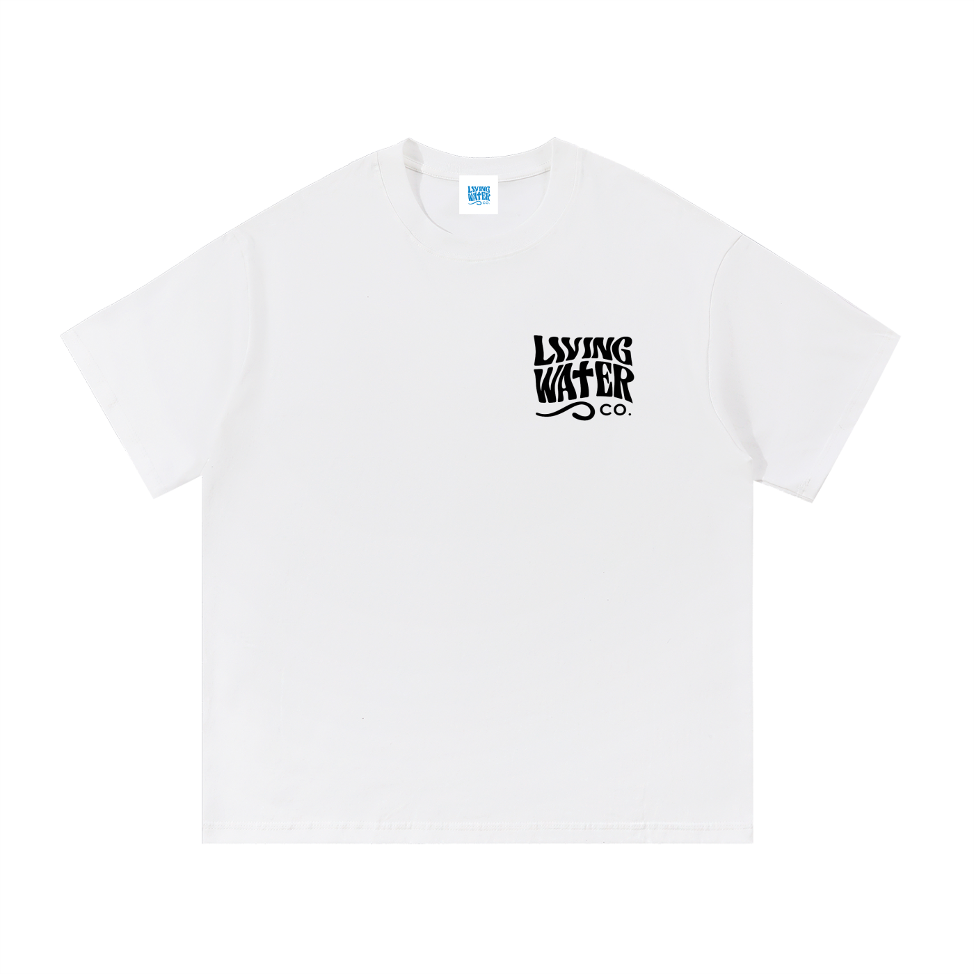 Waterfall John 7:38 (Essential Cotton T-Shirt)