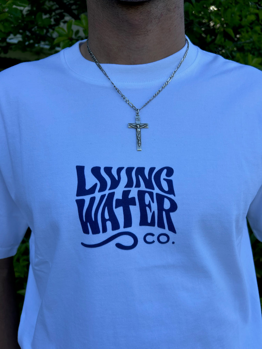 LWC Running on Water Cotton T (White Gray)