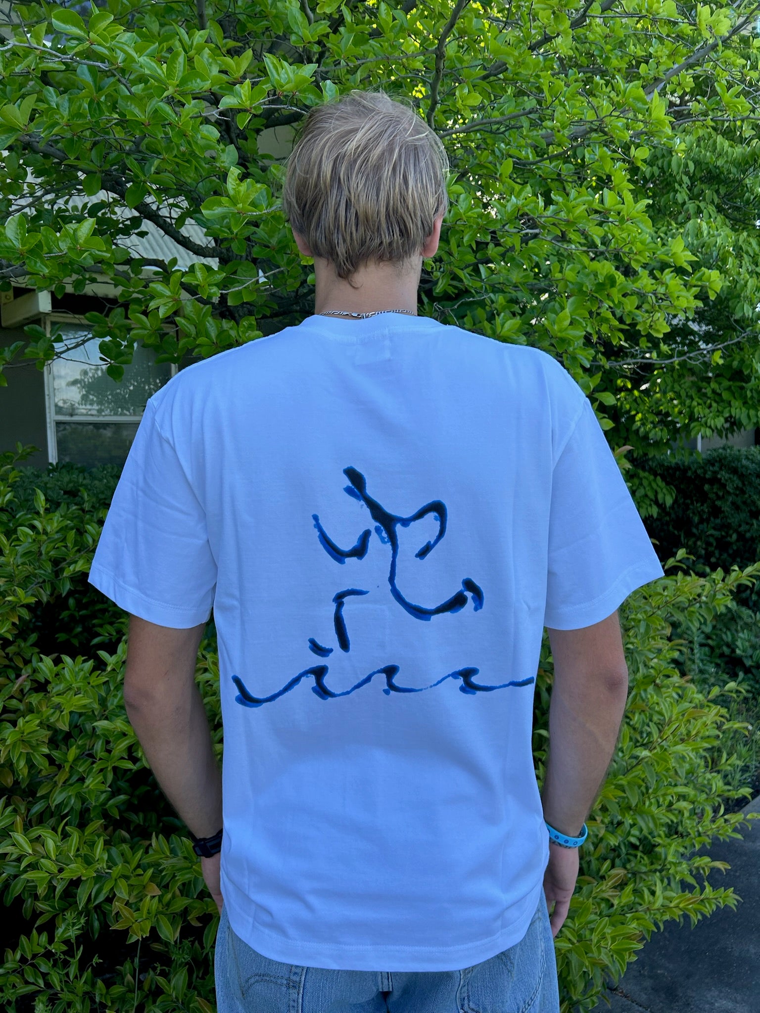 LWC Running on Water Cotton T (White Gray)