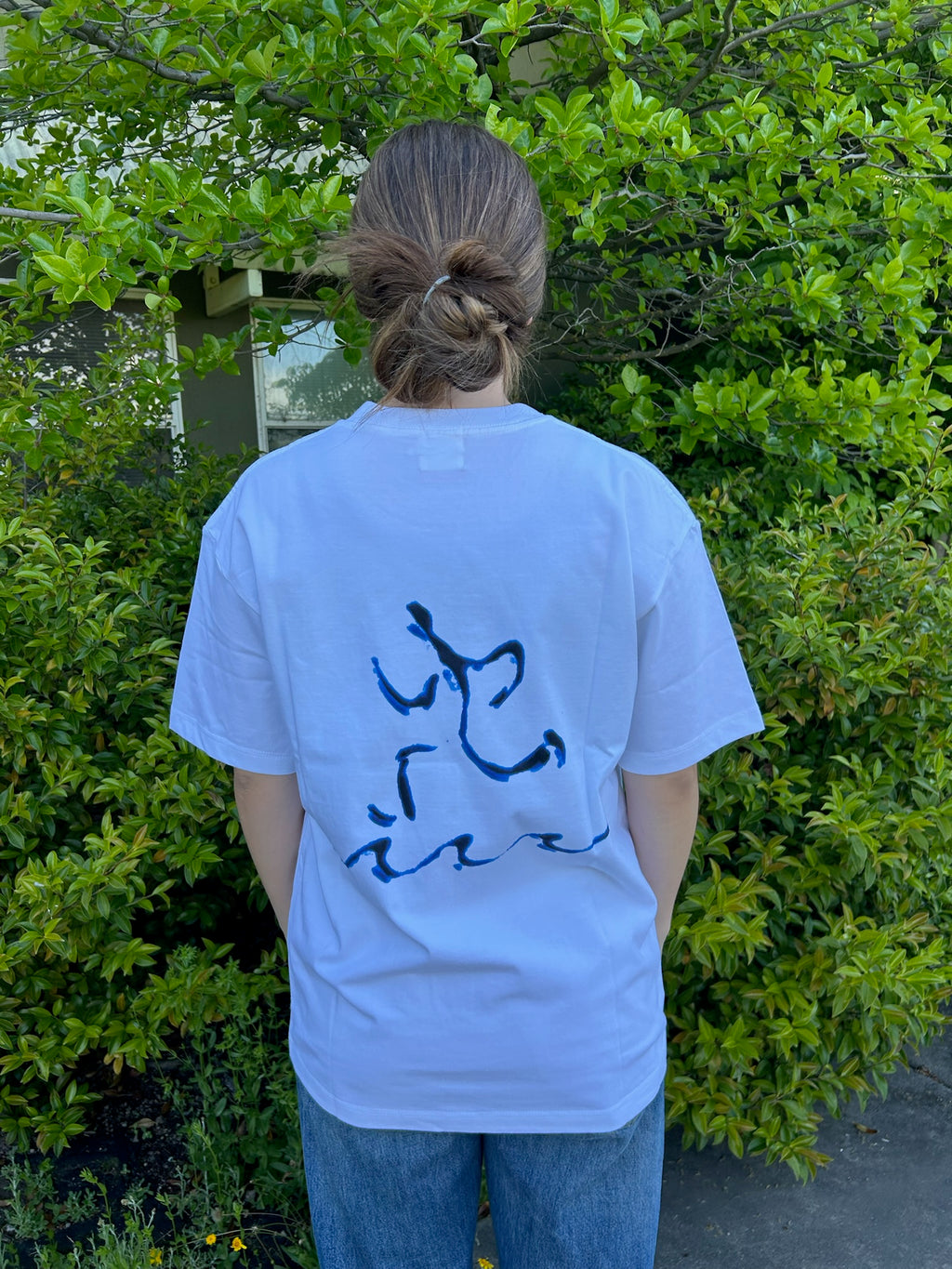 LWC Running on Water Cotton T (White Gray)